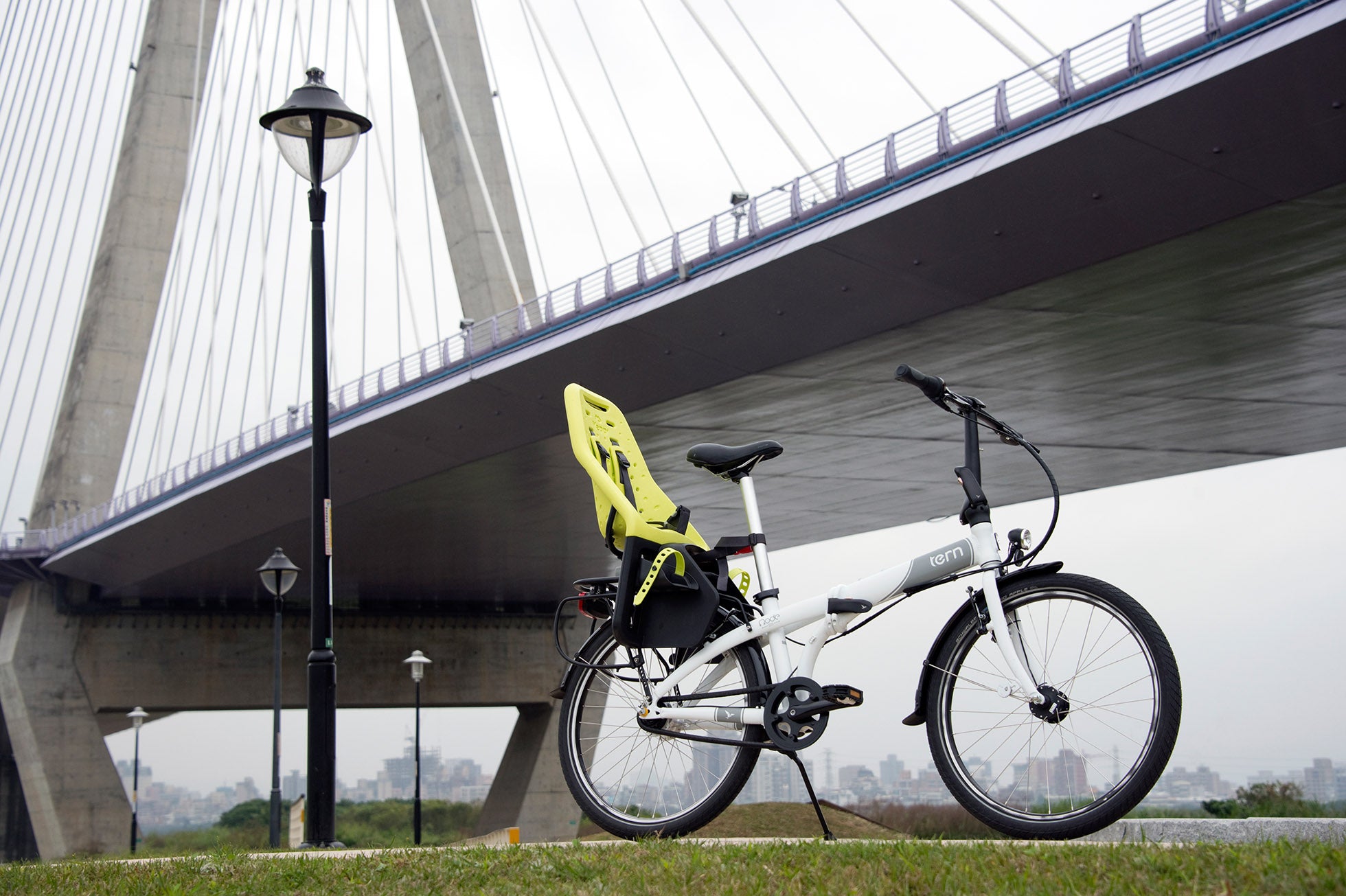 Tern Cargo Rack-Optimized for Kid-Carrying, with the Yepp