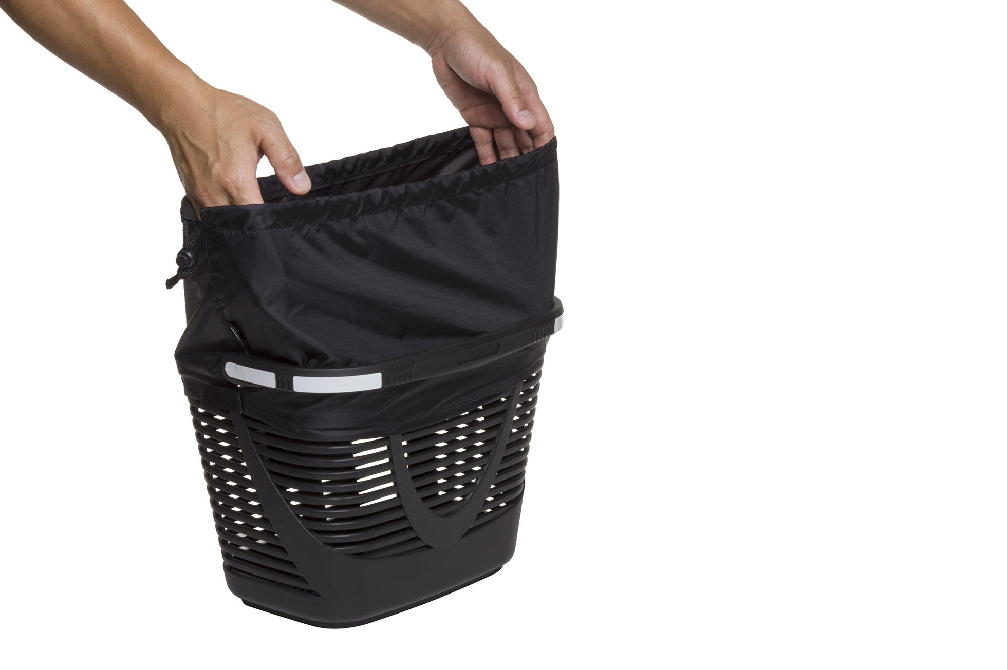 Hold 'Em Basket with water-resistant cinch-top cover
